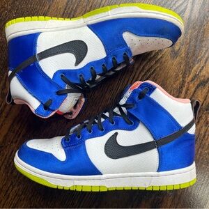 Nike Dunk High Blue Satin *like new*